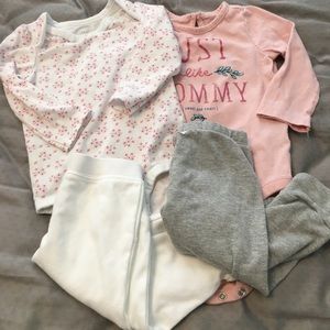 Two baby girl outfits